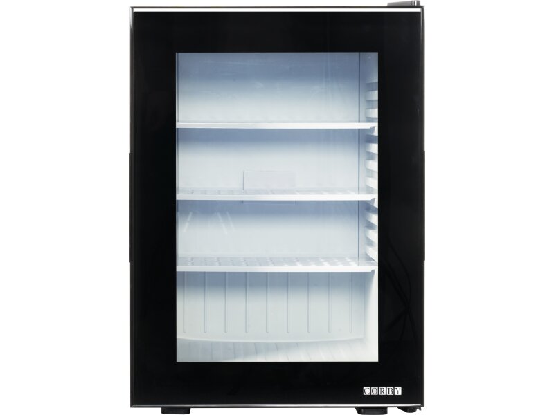 Minibar Corby Eton 40 L se skleněnými dveřmi, černý