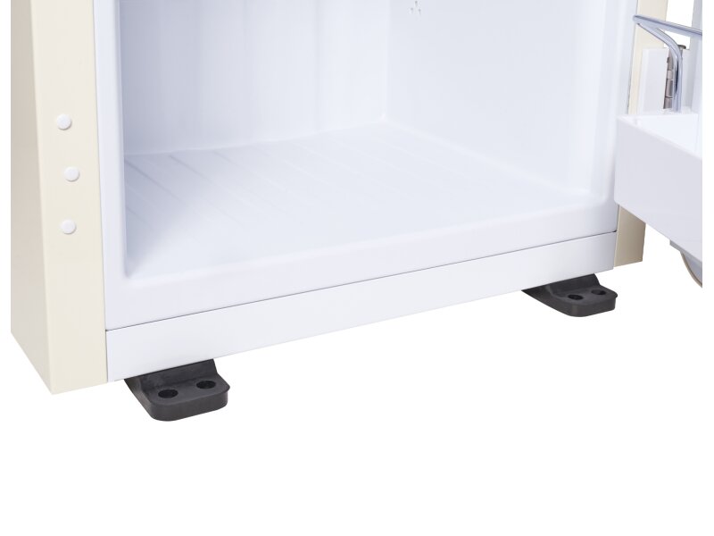 Minibar Corby Radley 40 L, krémový, pevné dveře
