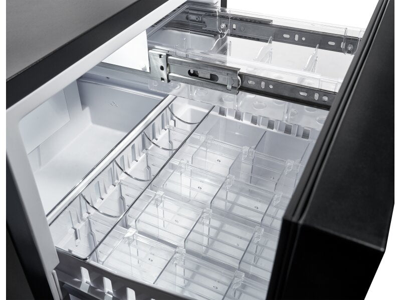 Corby Henley 45L šuplíkový minibar, černý