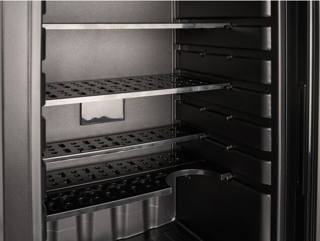 Minibar Corby Eton 40 L se skleněnými dveřmi, černý (červený interiér)