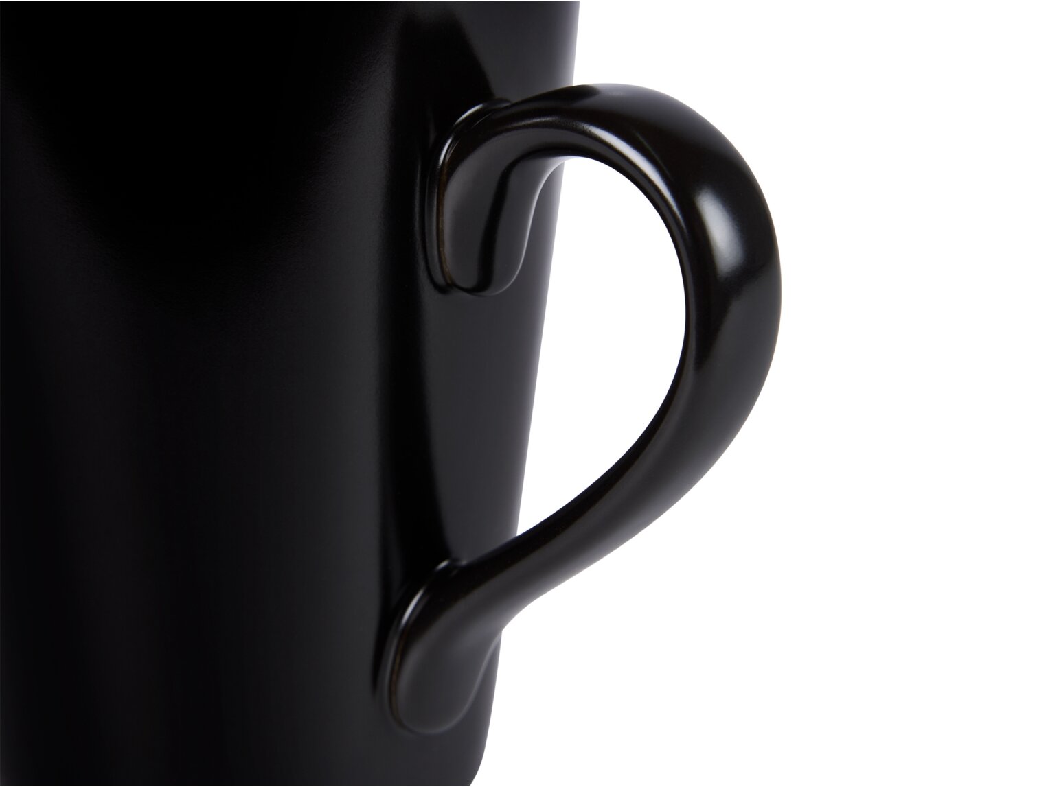 Taza Corby Fenton, porcelana, 300 ml (blanco y negro)