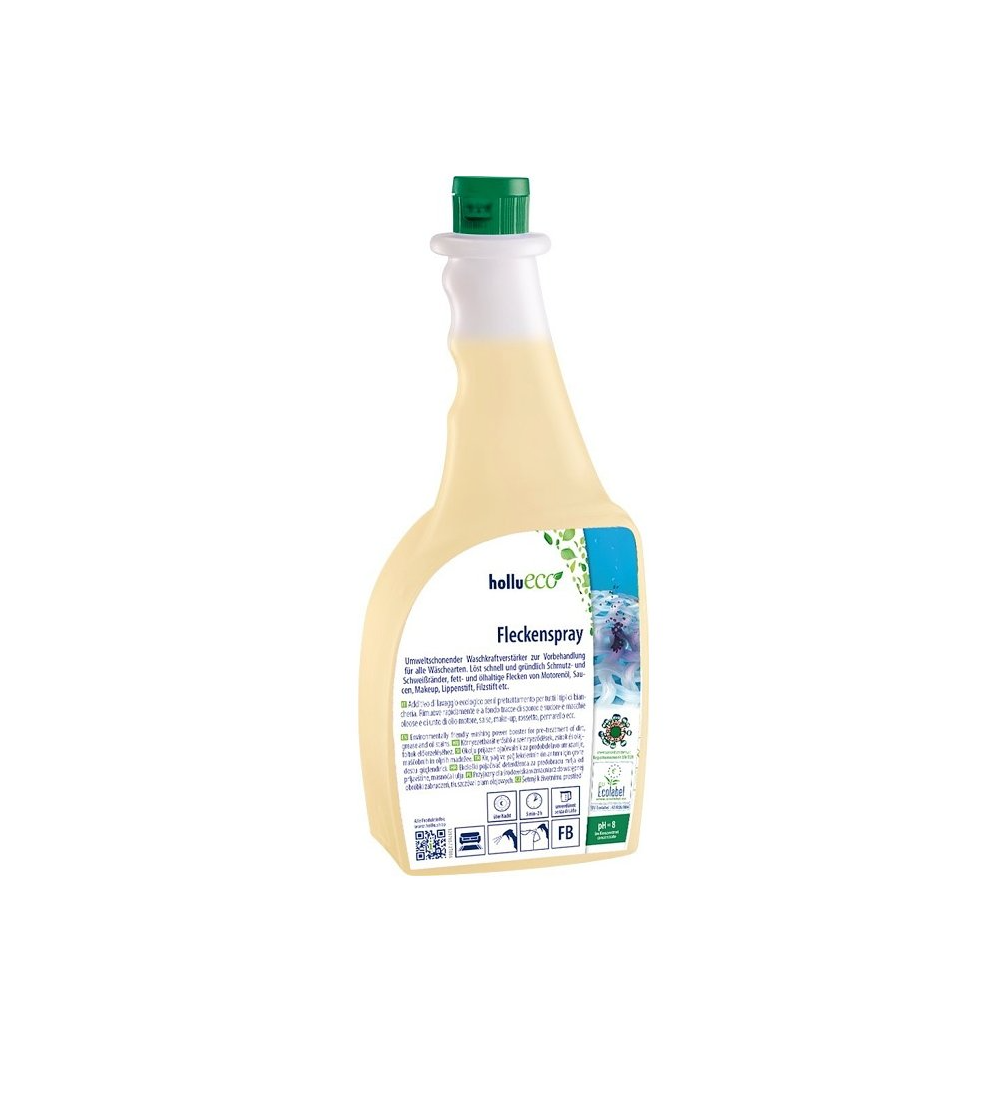 holluECO FLECKENSPRAY 1L - odstraňovač skvrn z textilií - lahev