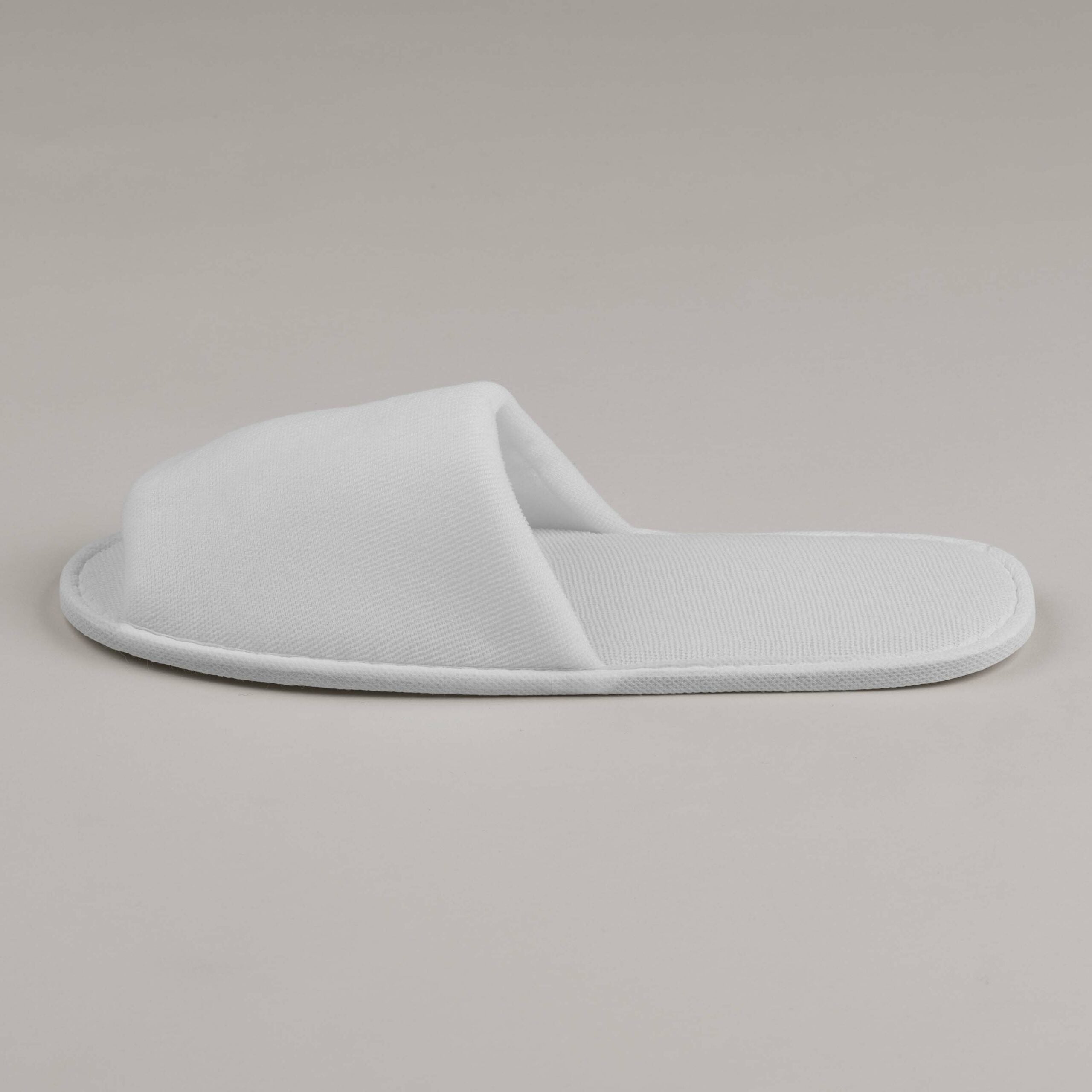 Hotelové pantofle Basic Nap Cloth 30 cm protiskluzové, otevřená špička