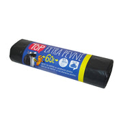 Sáček na odpad Extra Top, 60 x 70 cm, 60 l, 35 mikronů, zatahovací, LDPE, 10 ks, černý