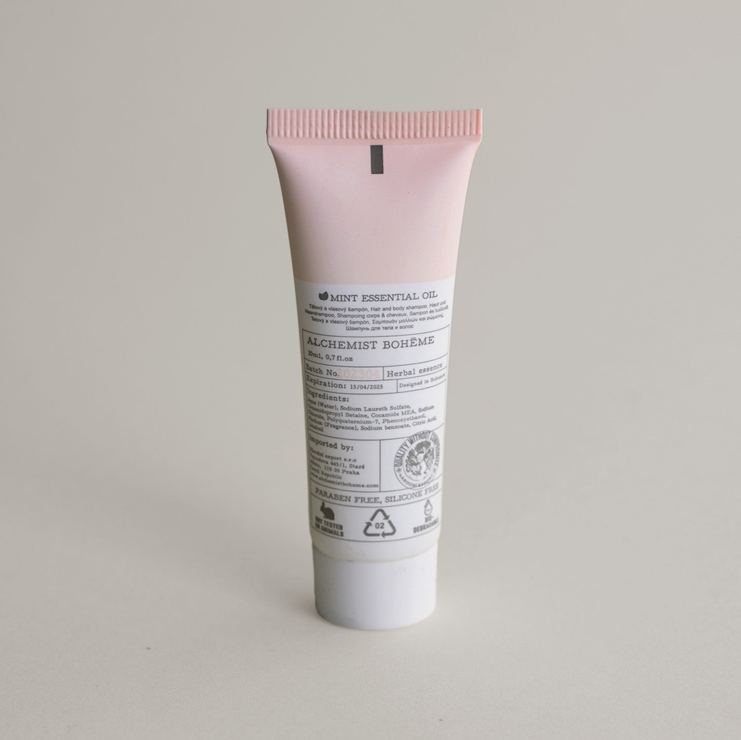 VLASOVÝ A TĚLOVÝ ŠAMPON ALCHEMIST BOHÉME 1562 - 20ml