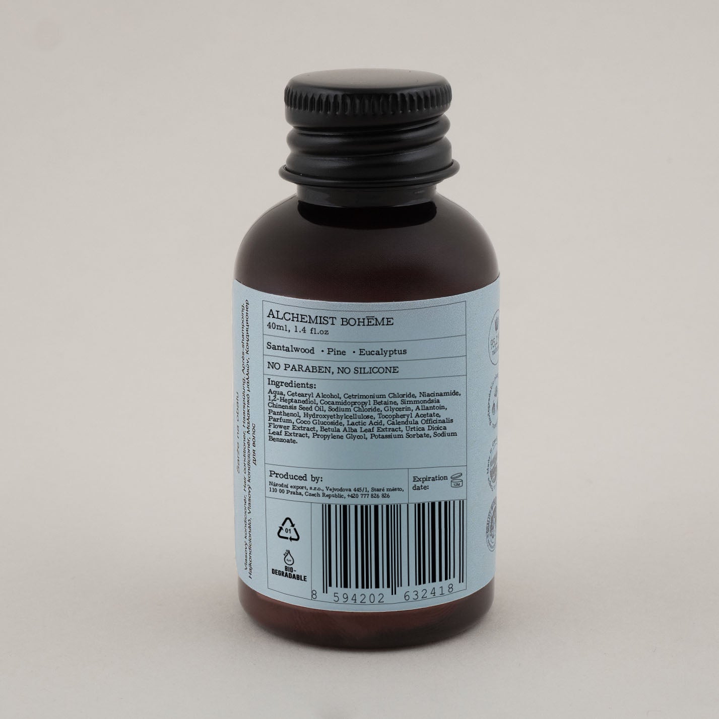 Přírodní kondicionér Alchemist Bohéme Parfém No. 1 - 40 ml