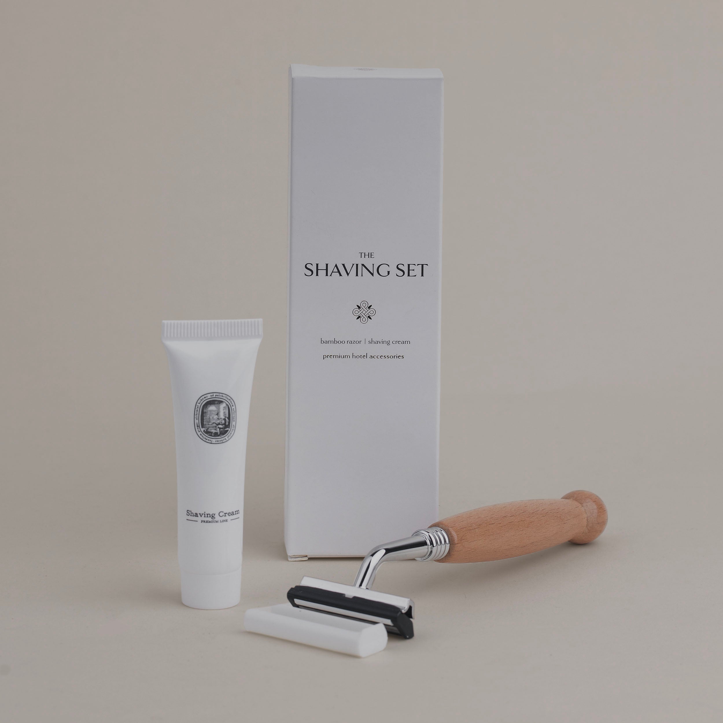 Holící set Luxury White