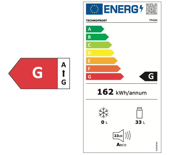 Termoelektrický minibar 40 l - Eko