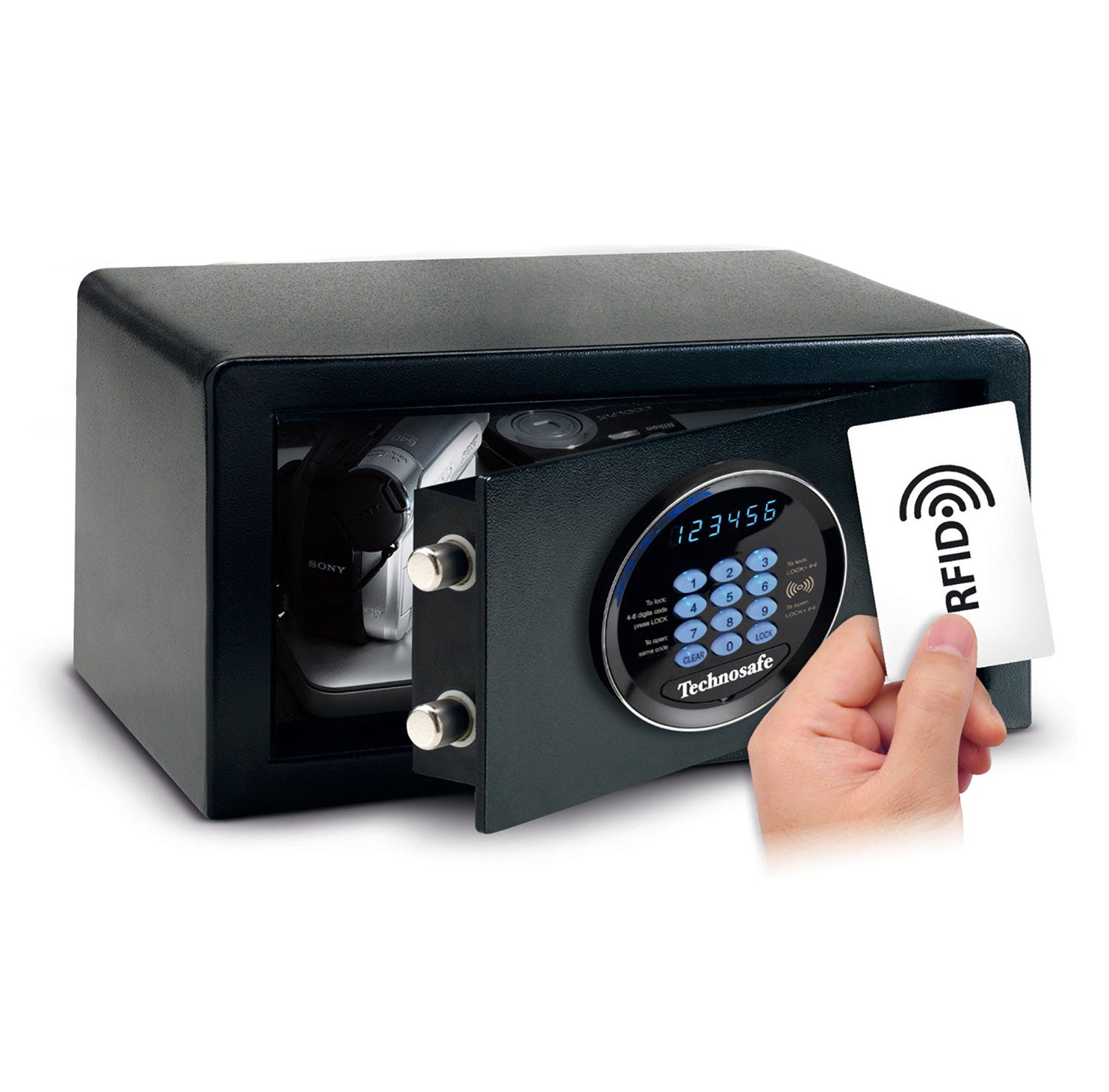Hotelový trezor s RFID čtečkou