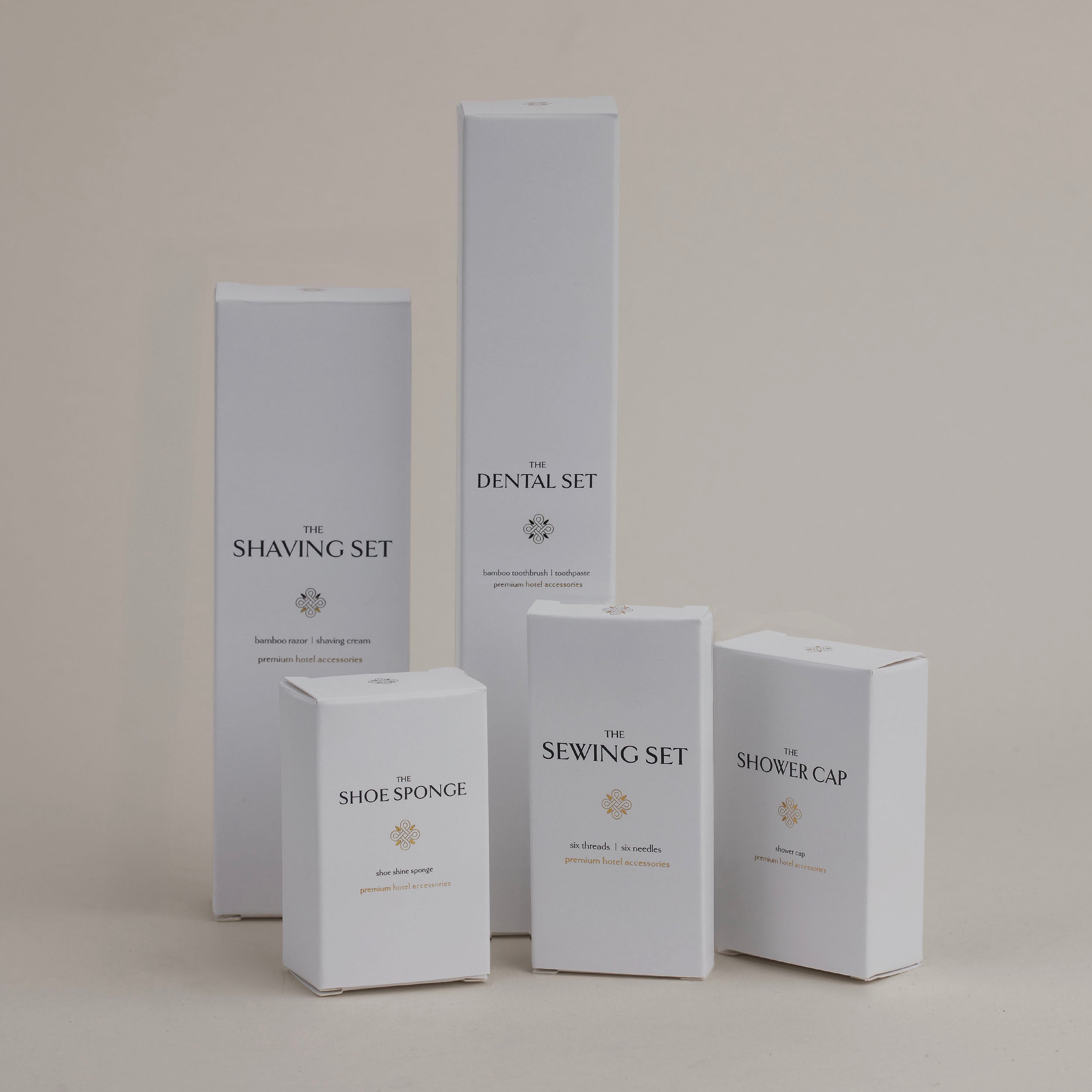 Holící set Luxury White