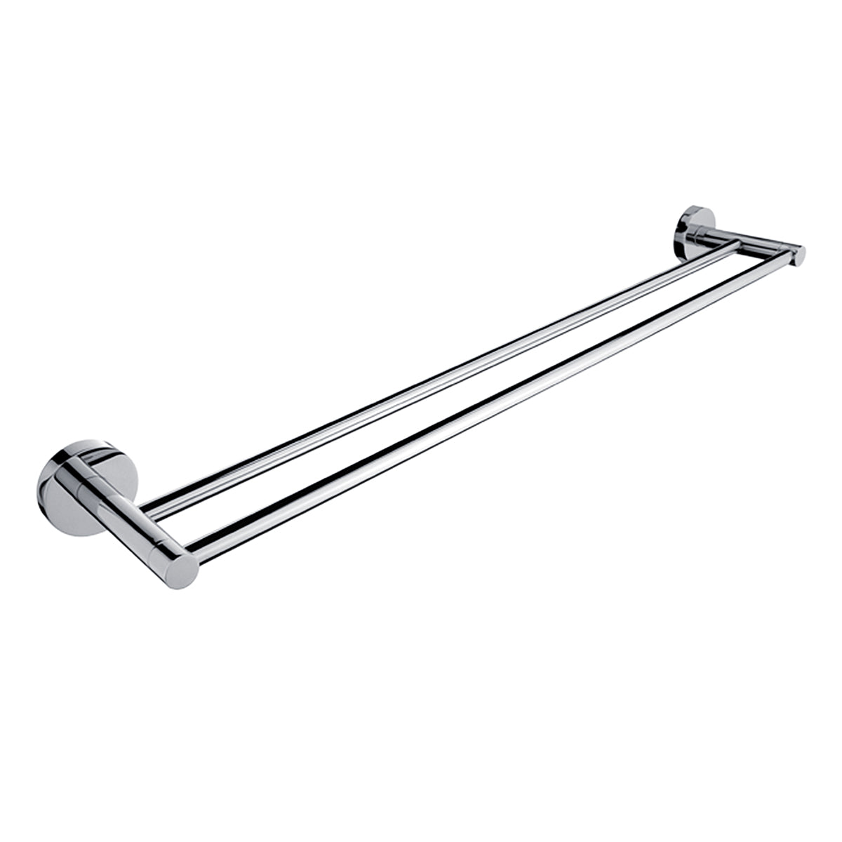 Porta toallas doble, 66 cm