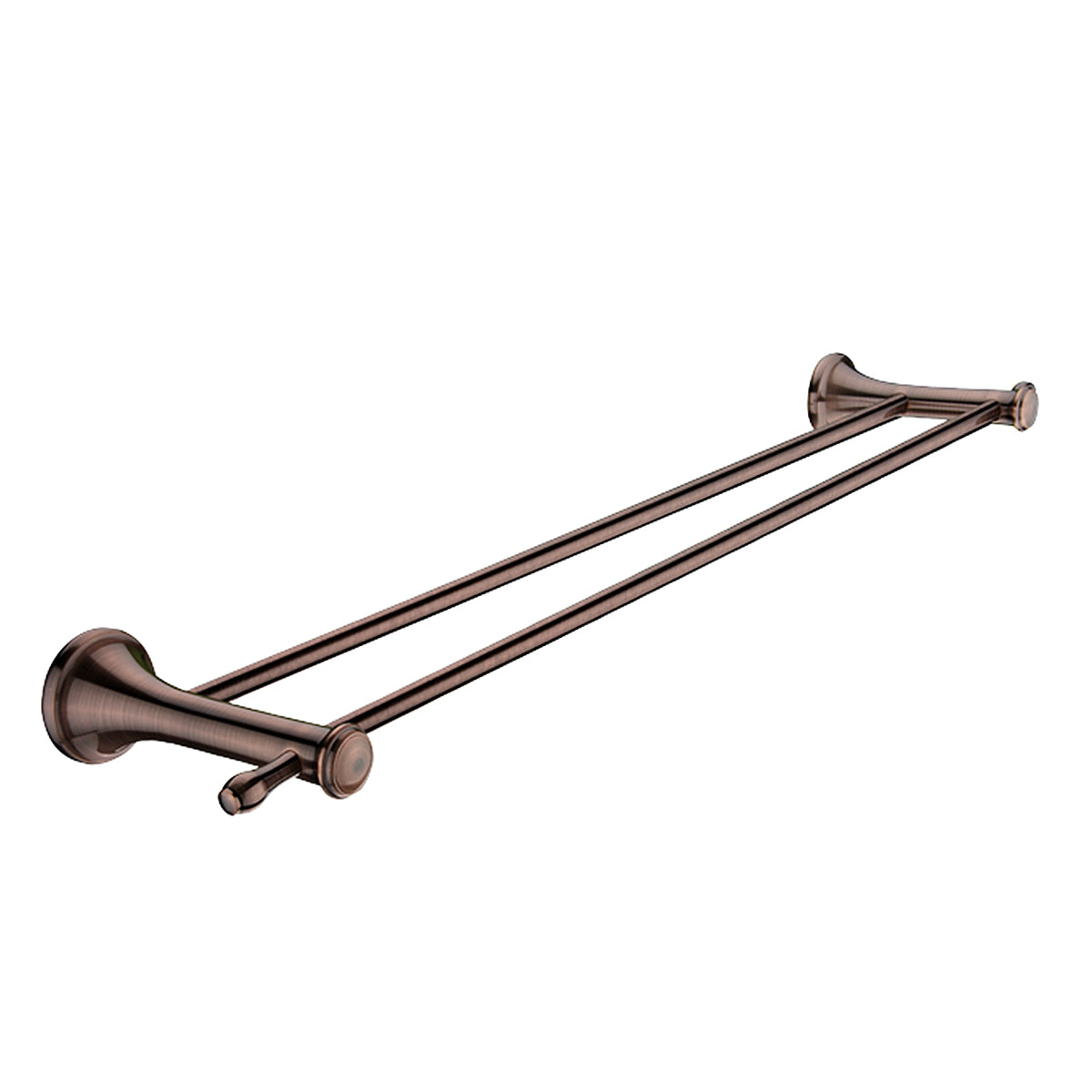 Porta toallas doble, 64 cm