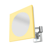LED mirror with adjustable light temperature