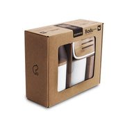 Dispensador, jabonera, recipiente para cepillos