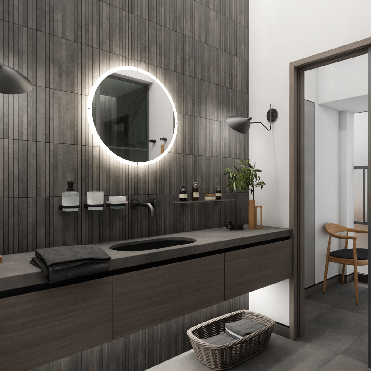 Espejo LED 800 x 800