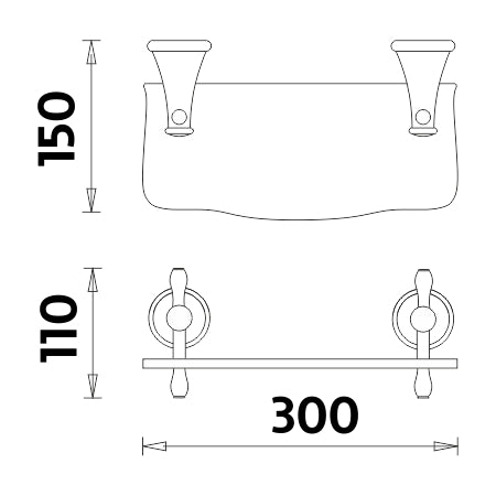Estante, 30 cm
