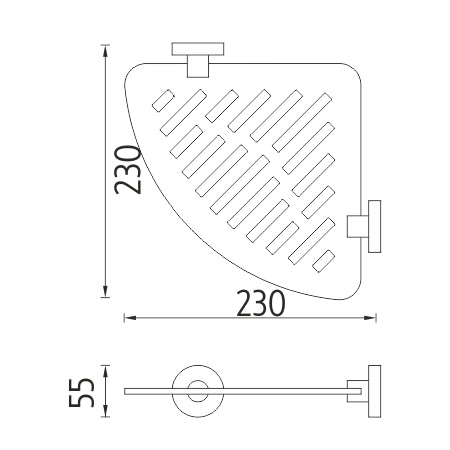 Police rohová IXI
