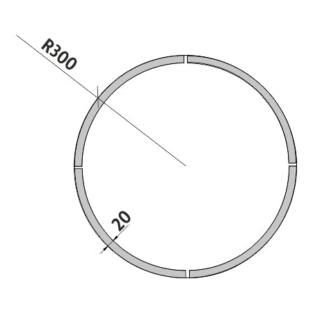LED zrcadlo 600x600
