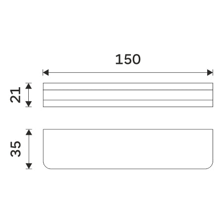 Freestanding shelf bracket