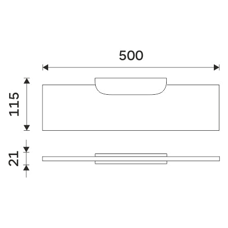 Estantería, 50 cm